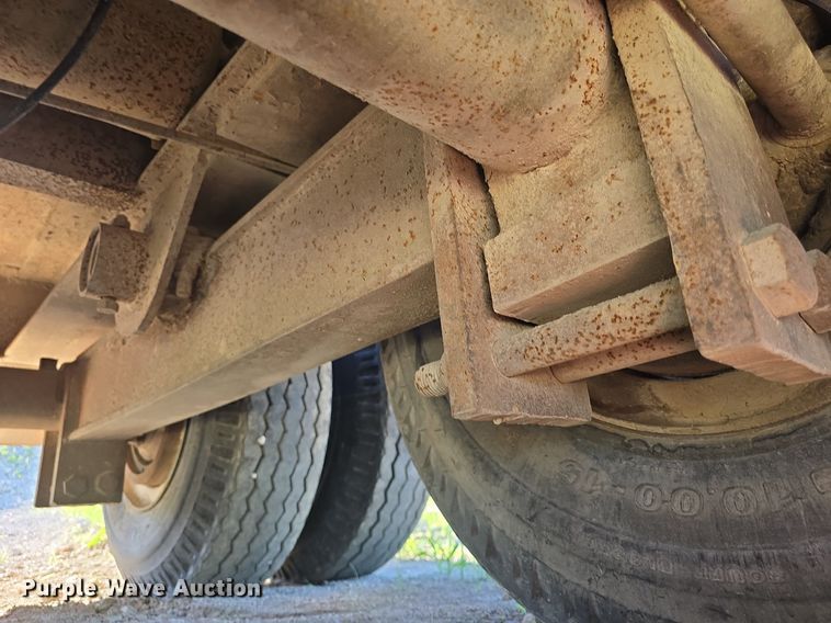 image for item DM1724 1974 Sloan lowboy equipment trailer