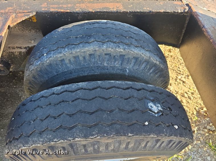 image for item DM1724 1974 Sloan lowboy equipment trailer