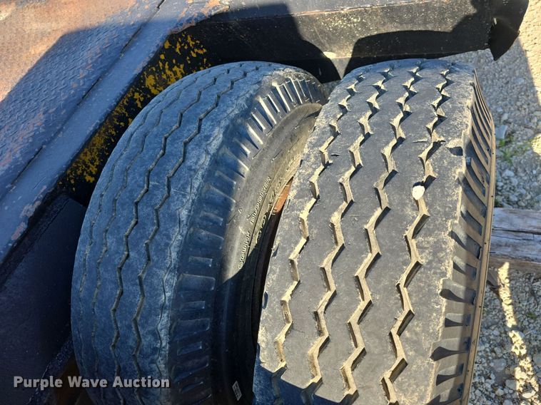 image for item DM1724 1974 Sloan lowboy equipment trailer