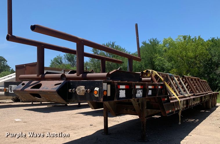 image for item DM7889 2007 Neville Built drop deck trailer