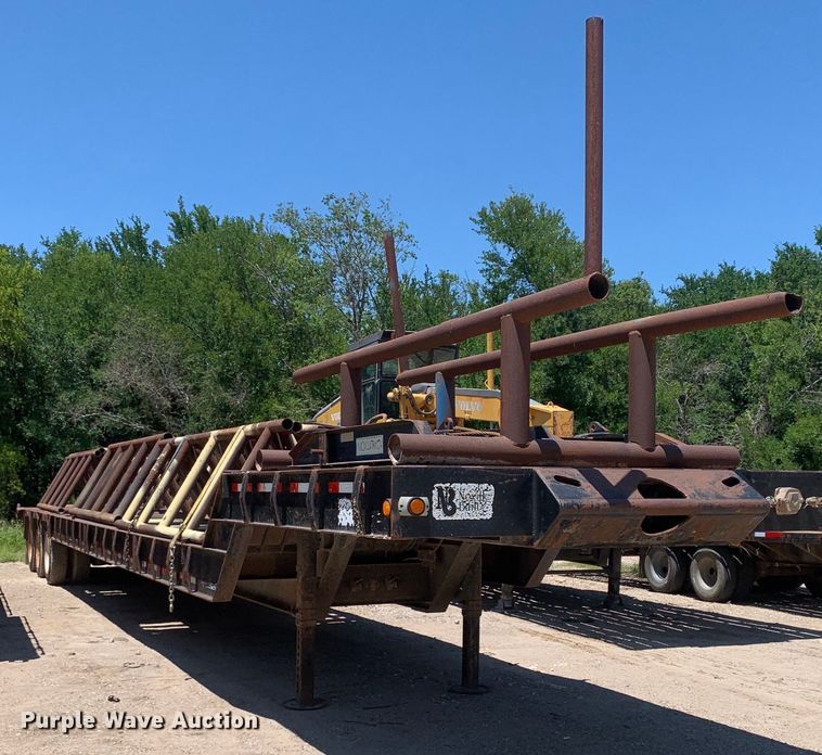 image for item DM7889 2007 Neville Built drop deck trailer