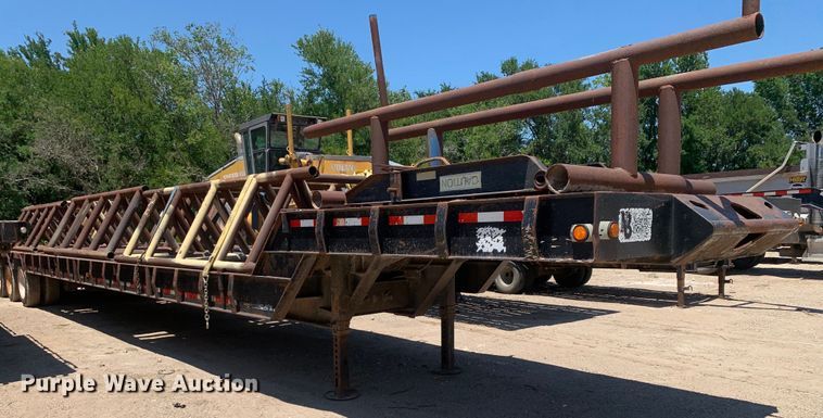 image for item DM7889 2007 Neville Built drop deck trailer