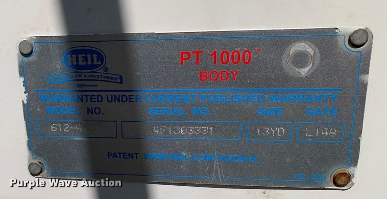 image for item DM7909 2021 Freightliner  Business Class M2 refuse truck