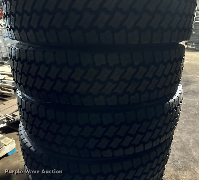 image for item DO3308 (8) 11R22.5 tires