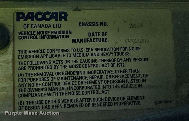 image for item DP6461 2011 Kenworth T370 propane delivery truck