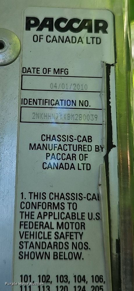 image for item DP6461 2011 Kenworth T370 propane delivery truck