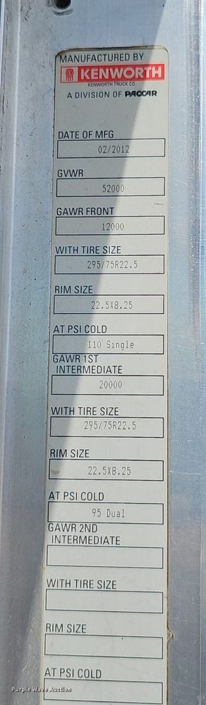 image for item DP6500 2013 Kenworth T800 semi truck