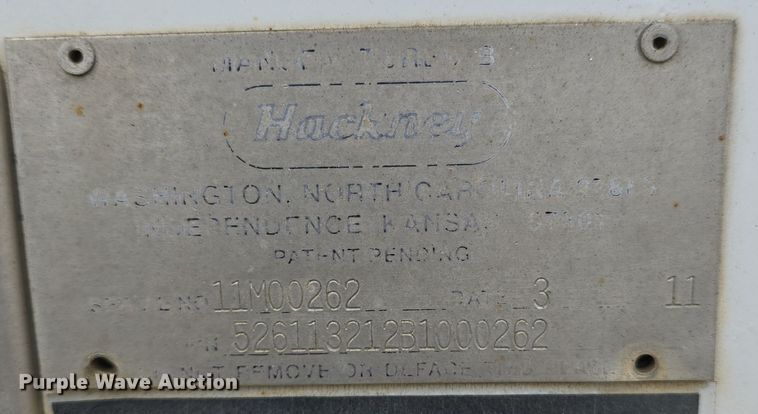 image for item DQ5123 2011 Hackney delivery trailer