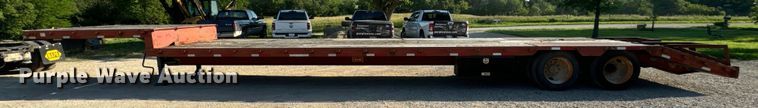 image for item DQ6795 1997 Neville Built drop deck equipment trailer