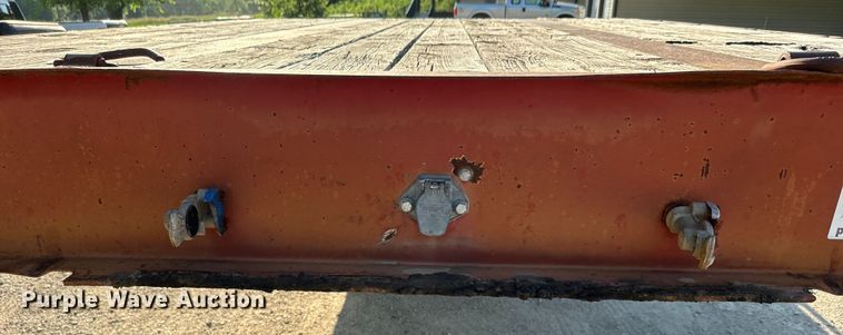 image for item DQ6795 1997 Neville Built drop deck equipment trailer