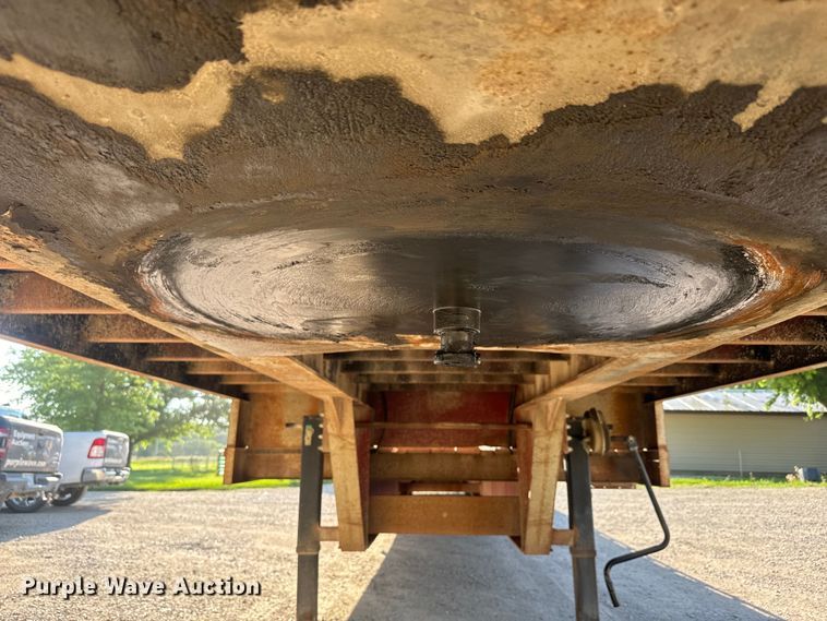 image for item DQ6795 1997 Neville Built drop deck equipment trailer