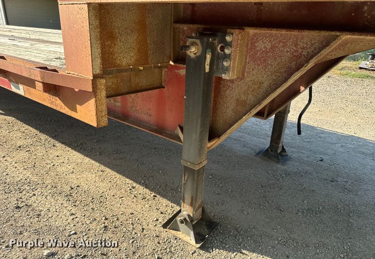 image for item DQ6795 1997 Neville Built drop deck equipment trailer