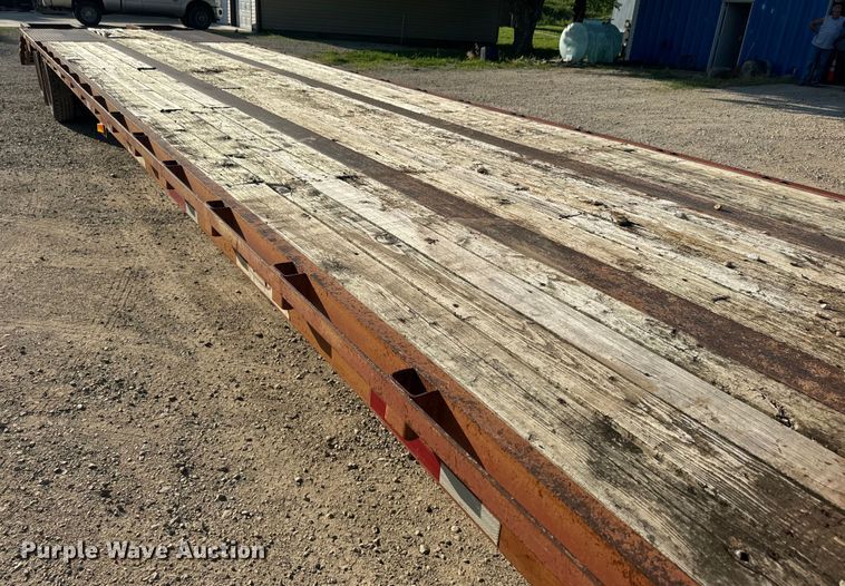 image for item DQ6795 1997 Neville Built drop deck equipment trailer