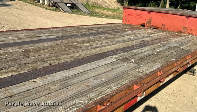 image for item DQ6795 1997 Neville Built drop deck equipment trailer