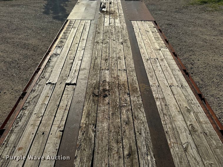 image for item DQ6795 1997 Neville Built drop deck equipment trailer