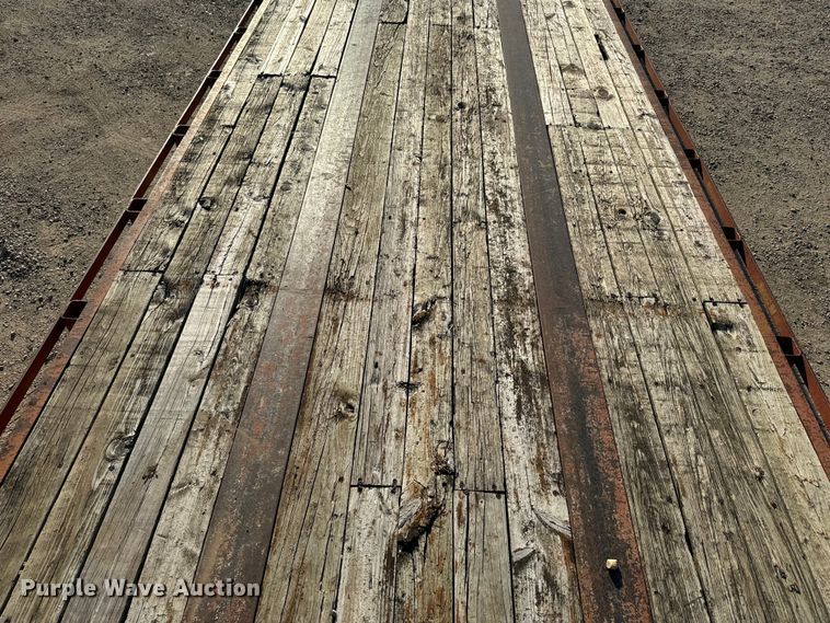 image for item DQ6795 1997 Neville Built drop deck equipment trailer