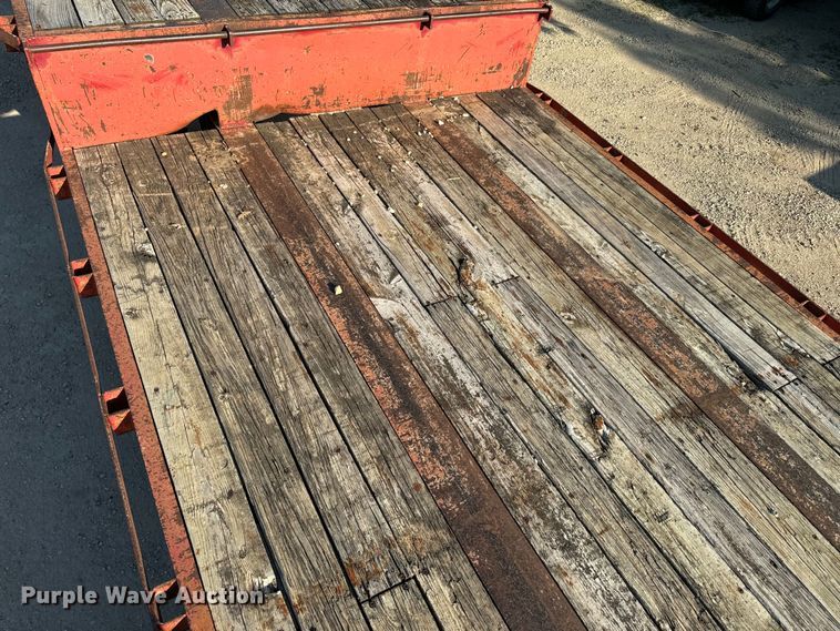 image for item DQ6795 1997 Neville Built drop deck equipment trailer