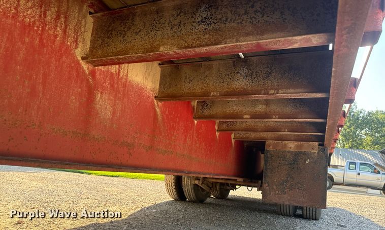 image for item DQ6795 1997 Neville Built drop deck equipment trailer