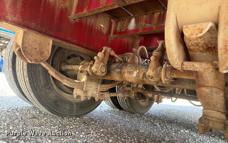 image for item DQ6795 1997 Neville Built drop deck equipment trailer