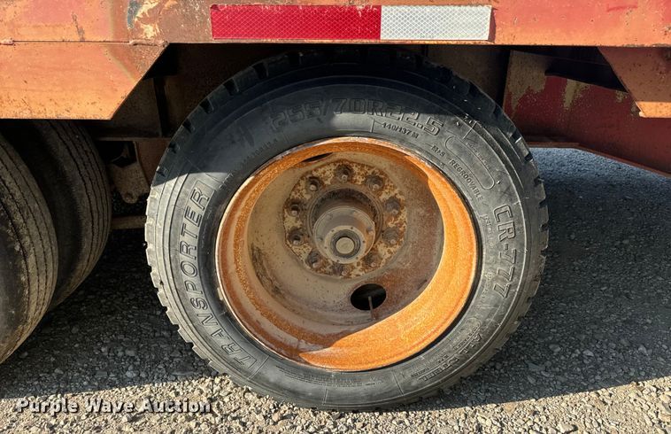 image for item DQ6795 1997 Neville Built drop deck equipment trailer