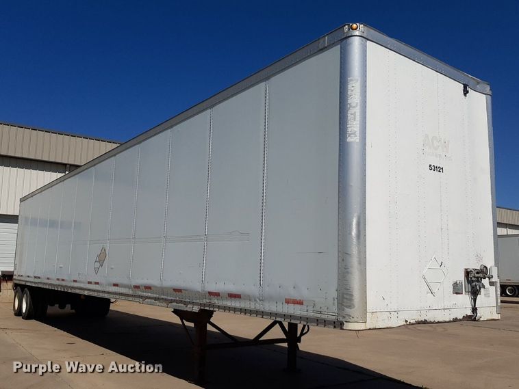 image for item DQ7074 2001 Wabash dry van trailer