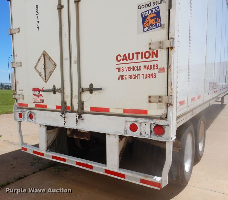 image for item DQ7085 2008 Wabash dry van trailer