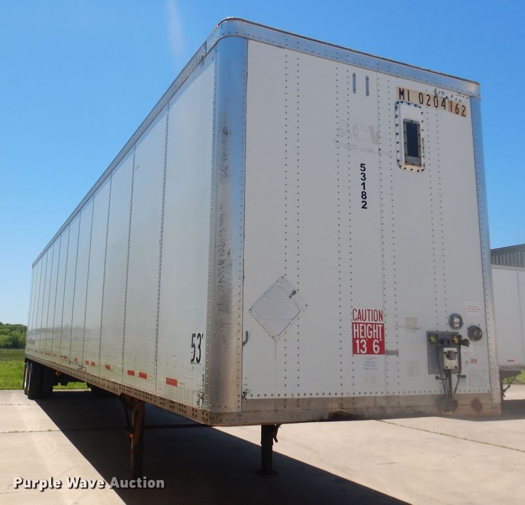 image for item DQ7087 2005 Wabash dry van trailer