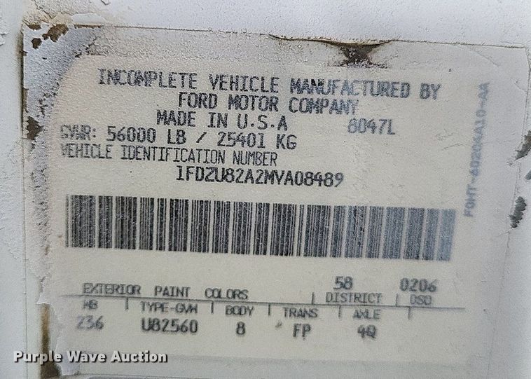 image for item DR4846 Ford  Louisville  truck cab