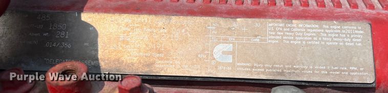 image for item DS3112 2012 Peterbilt 389 semi truck