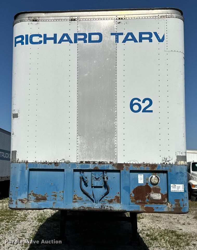 image for item DS5558 1986 Fruehauf  FB91F248LLW2 dry van trailer