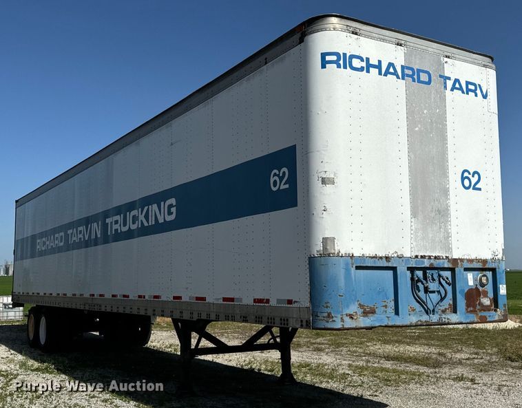 image for item DS5558 1986 Fruehauf  FB91F248LLW2 dry van trailer