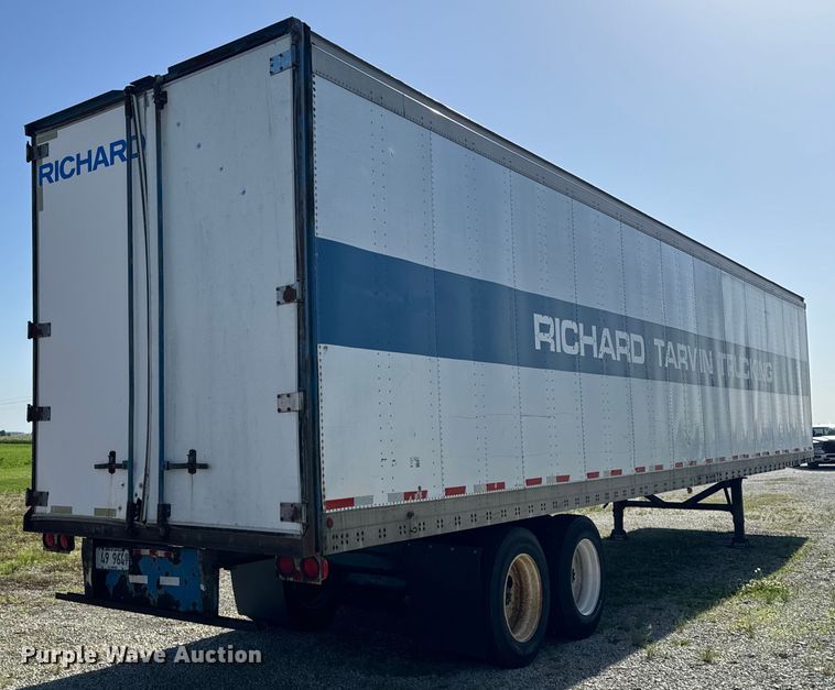 image for item DS5558 1986 Fruehauf  FB91F248LLW2 dry van trailer