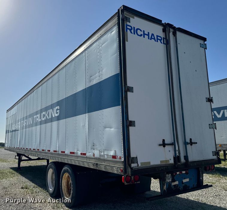 image for item DS5558 1986 Fruehauf  FB91F248LLW2 dry van trailer