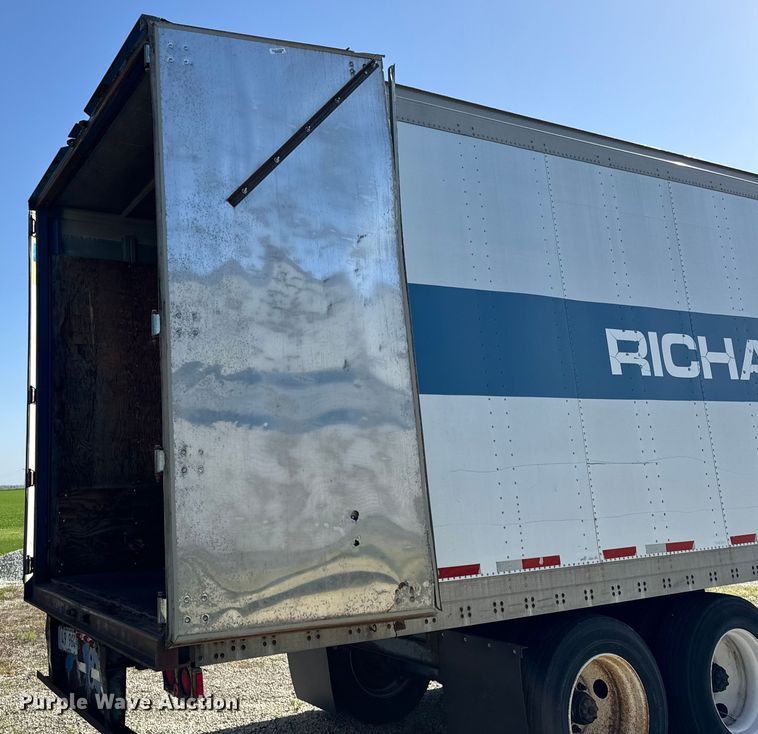 image for item DS5558 1986 Fruehauf  FB91F248LLW2 dry van trailer