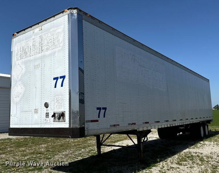 image for item DS5560 1987 Stoughton  ASVW-485T-S-C-WEDGE dry van trailer