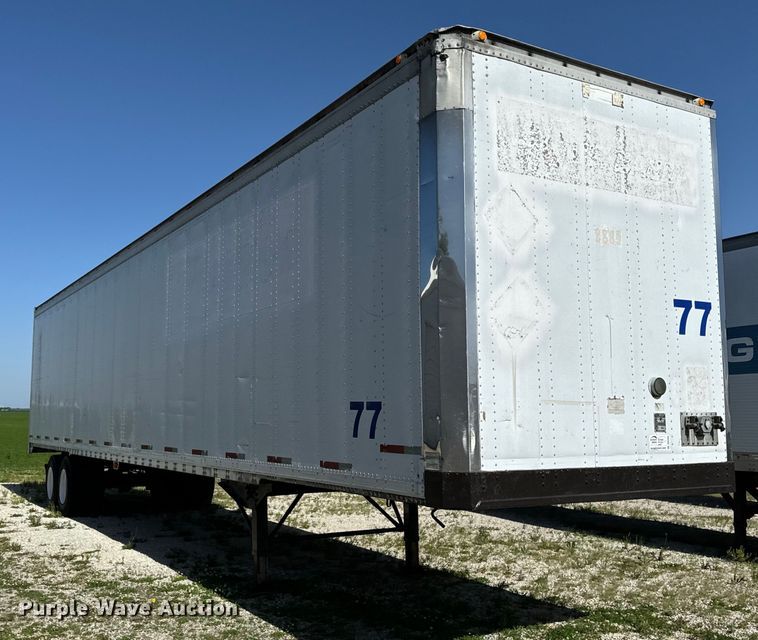 image for item DS5560 1987 Stoughton  ASVW-485T-S-C-WEDGE dry van trailer