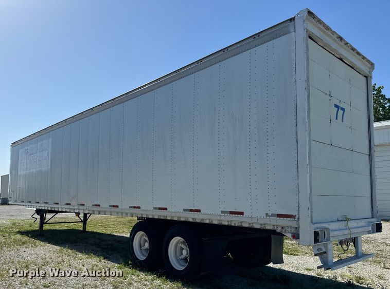 image for item DS5560 1987 Stoughton  ASVW-485T-S-C-WEDGE dry van trailer