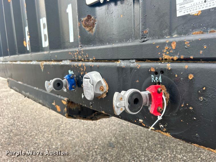 image for item EG0685 2007 Wabash SF-650H S2 flatbed trailer