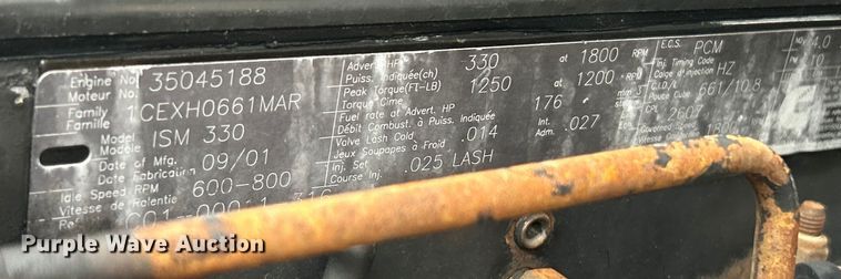 image for item EG0686 2002 Freightliner  Century Class semi truck