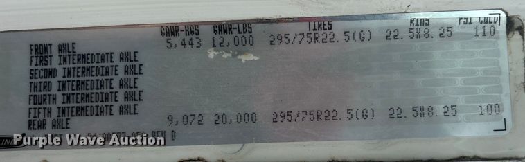 image for item EG0686 2002 Freightliner  Century Class semi truck