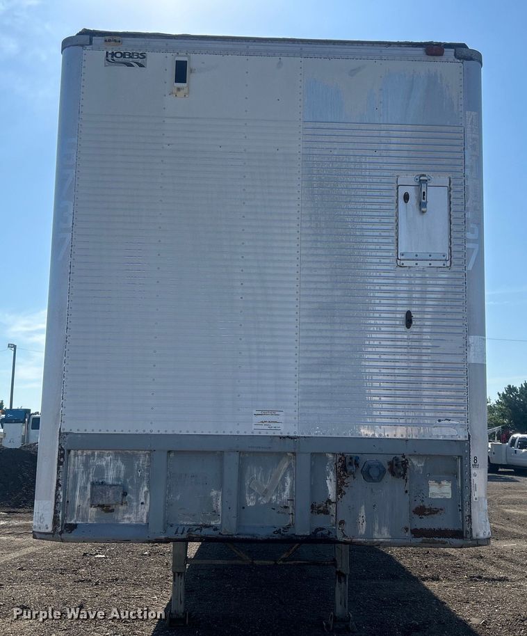 image for item EG0696 1982 Hobbs dry van trailer