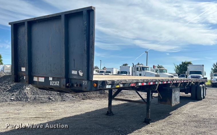 image for item EG1474 2003 Great Dane GPS248 flatbed trailer
