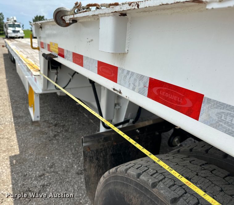 image for item EG1651 2021 Ledwell LW53HTHT3 drop deck equipment trailer