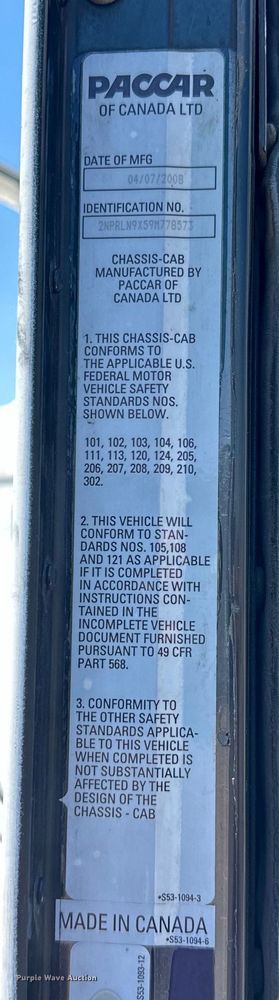 image for item EG1663 2009 Peterbilt  340 tank truck