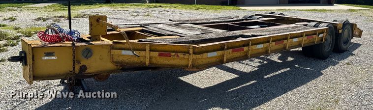 image for item EH6866 1948 Curell Trailer Company equipment trailer