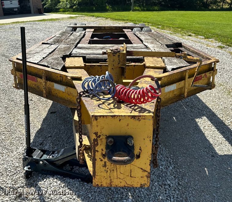 image for item EH6866 1948 Curell Trailer Company equipment trailer