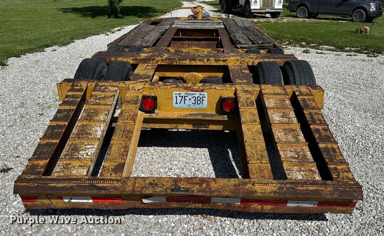 image for item EH6866 1948 Curell Trailer Company equipment trailer