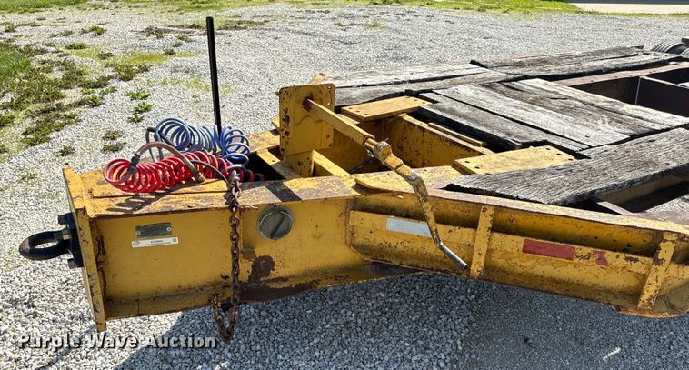 image for item EH6866 1948 Curell Trailer Company equipment trailer