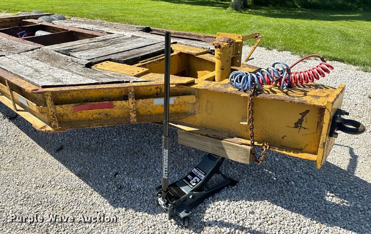 image for item EH6866 1948 Curell Trailer Company equipment trailer