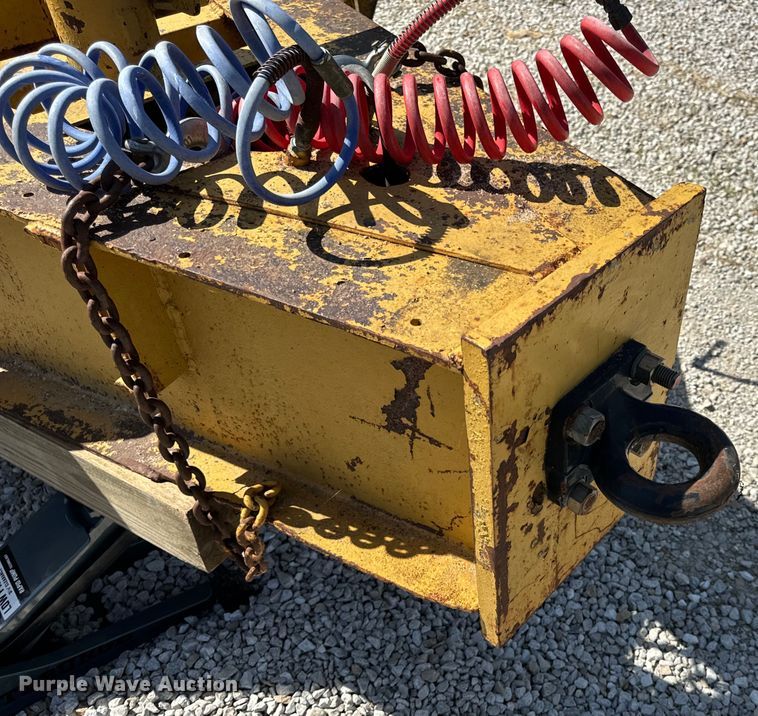 image for item EH6866 1948 Curell Trailer Company equipment trailer